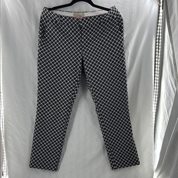 Banana Republic Black and White Patterned Hampton Women’s Pants - Picture 1 of 4